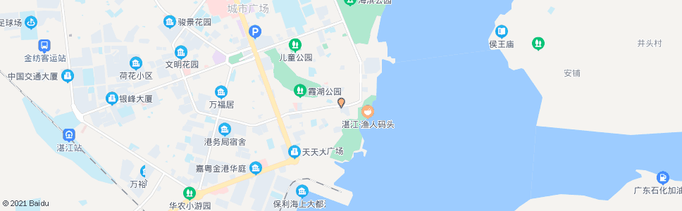 湛江避风塘_公交站地图_湛江公交_妙搜公交查询2024