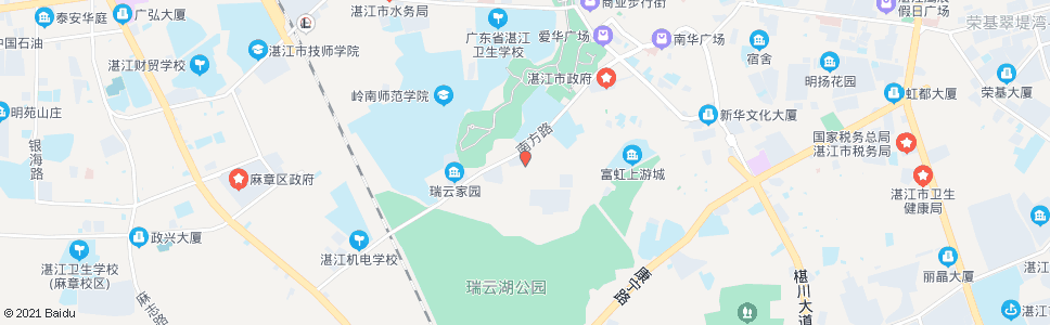 湛江南方六横路_公交站地图_湛江公交_妙搜公交查询2024