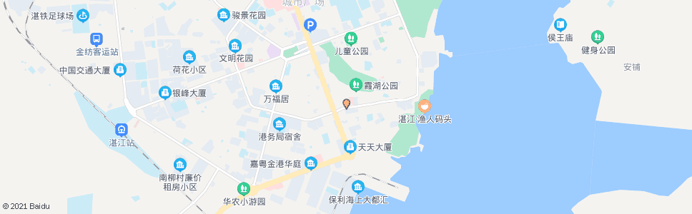 湛江洪屋路西_公交站地图_湛江公交_妙搜公交查询2024