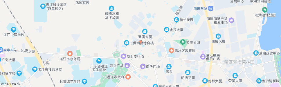 湛江九二一路北_公交站地图_湛江公交_妙搜公交查询2024