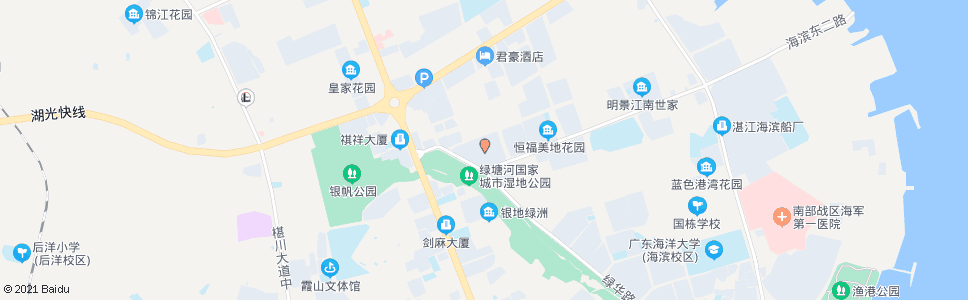 湛江绿华中路_公交站地图_湛江公交_妙搜公交查询2024