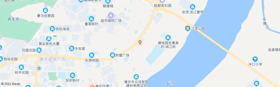 肇庆市三医院_公交站地图_肇庆公交_妙搜公交查询2024