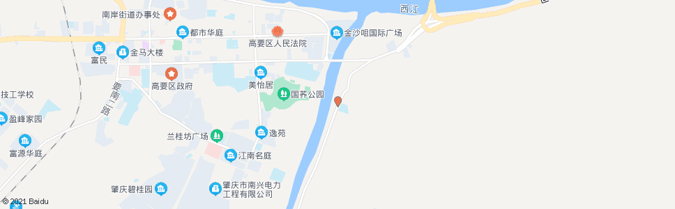 肇庆江口小学_公交站地图_肇庆公交_妙搜公交查询2024