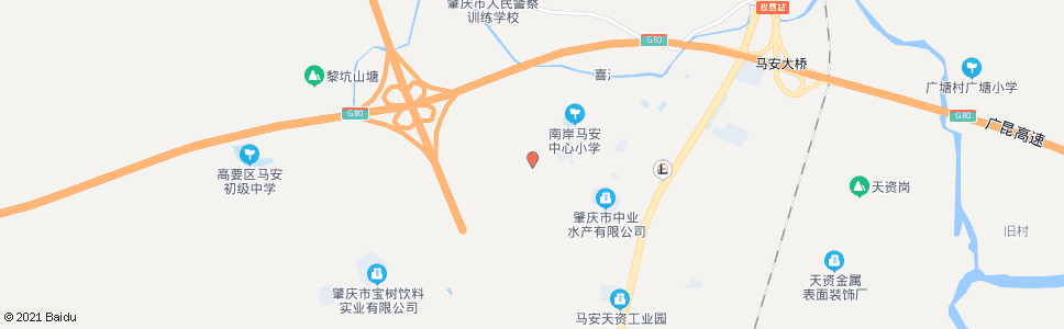 肇庆定江村_公交站地图_肇庆公交_妙搜公交查询2024