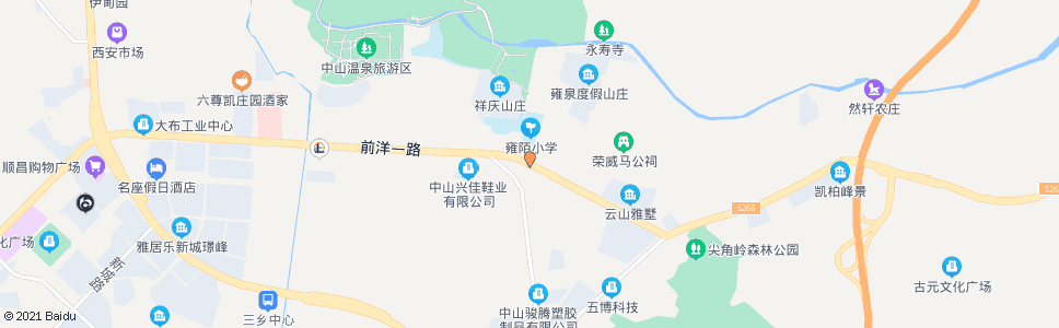 中山雍陌小学路口_公交站地图_中山公交_妙搜公交查询2024