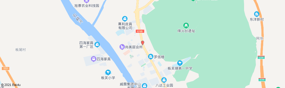 中山板芙市场_公交站地图_中山公交_妙搜公交查询2024