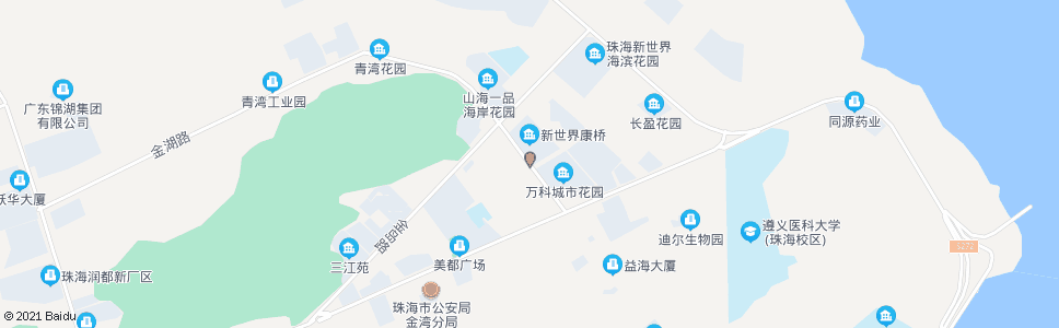 珠海金海岸市场_公交站地图_珠海公交_妙搜公交查询2024