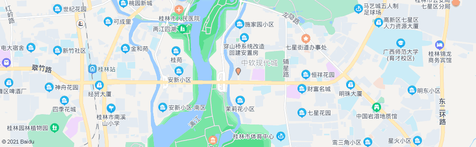 桂林施家园_公交站地图_桂林公交_妙搜公交查询2024