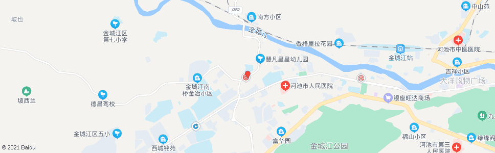 河池市六小_公交站地图_河池公交_妙搜公交查询2025