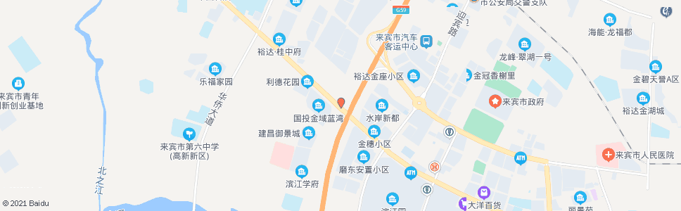 来宾鑫源建材市场_公交站地图_来宾公交_妙搜公交查询2024