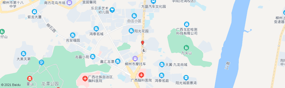 柳州燎原建材市场_公交站地图_柳州公交_妙搜公交查询2024