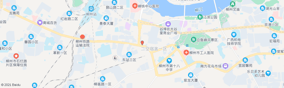 柳州市二空医院_公交站地图_柳州公交_妙搜公交查询2024