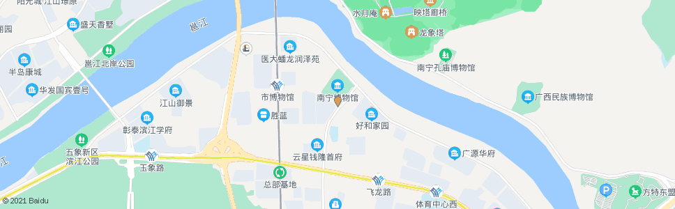 南宁南宁博物馆(博艺宋厢路口)_公交站地图_南宁公交_妙搜公交查询2025