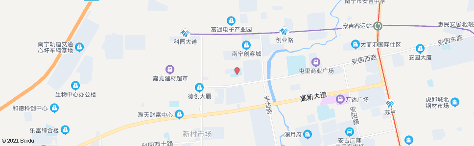 南宁高新小学北校区_公交站地图_南宁公交_妙搜公交查询2024