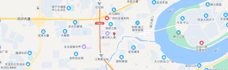 南宁圭贝敦燕路口_公交站地图_南宁公交_妙搜公交查询2024