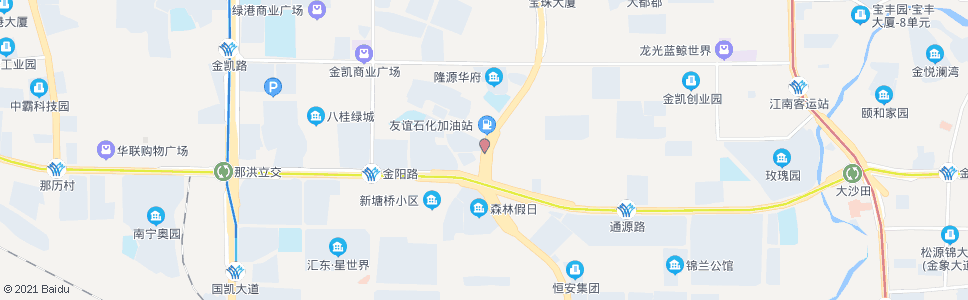 南宁洞岭友谊路口_公交站地图_南宁公交_妙搜公交查询2025