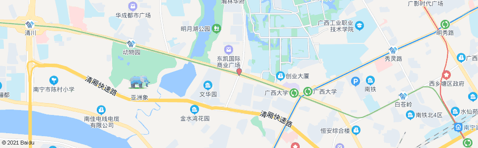 南宁鲁班路站_公交站地图_南宁公交_妙搜公交查询2025