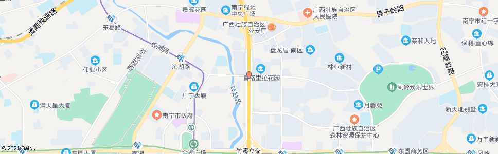 南宁长湖厢竹路口_公交站地图_南宁公交_妙搜公交查询2024