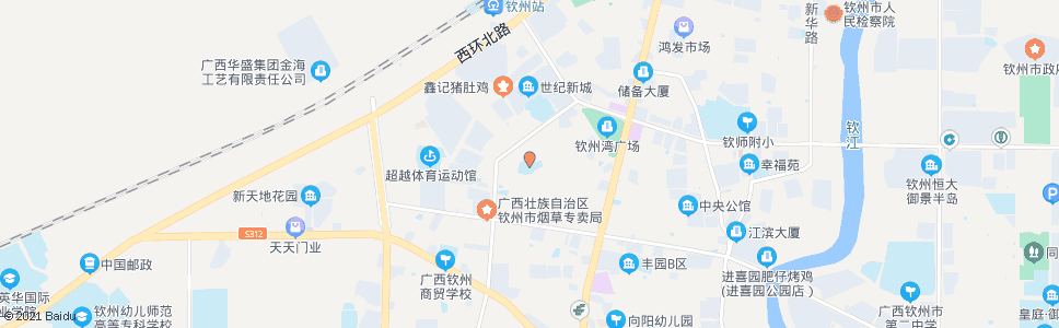 钦州市七小_公交站地图_钦州公交_妙搜公交查询2024