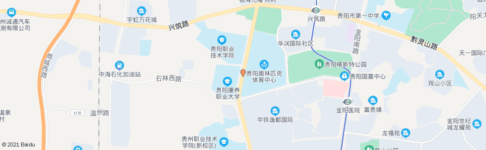 贵阳护理职业学院_公交站地图_贵阳公交_妙搜公交查询2025