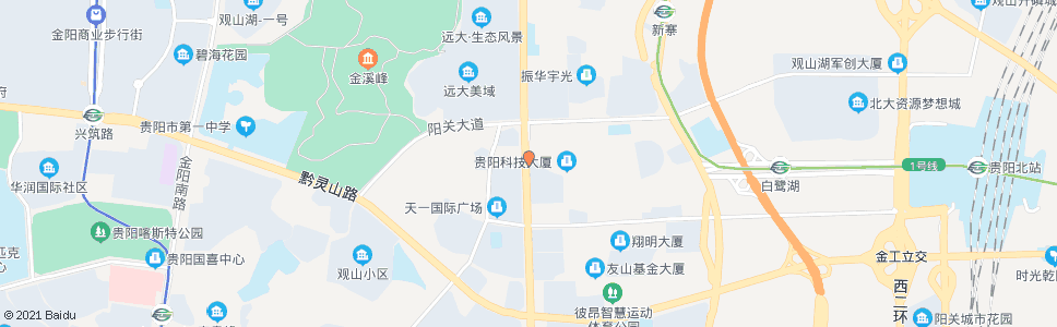 贵阳长岭南路_公交站地图_贵阳公交_妙搜公交查询2025