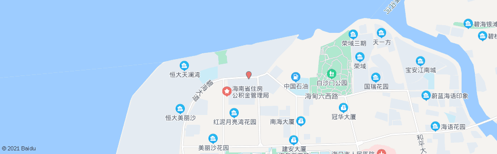 海口碧海大道路口_公交站地图_海口公交_妙搜公交查询2024