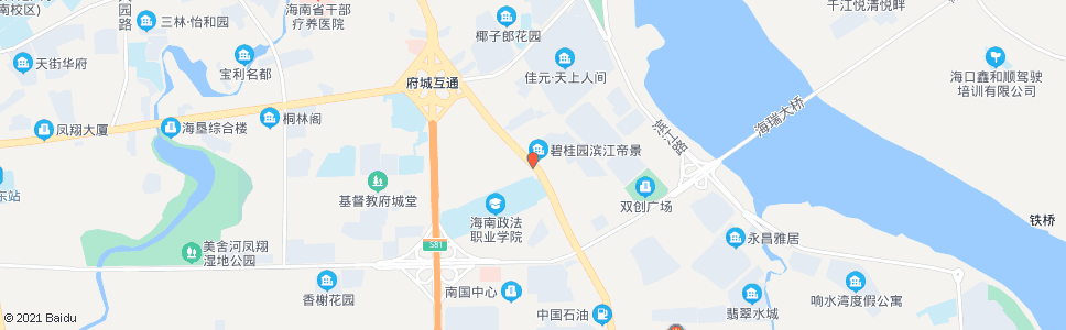 海口六合市场_公交站地图_海口公交_妙搜公交查询2024