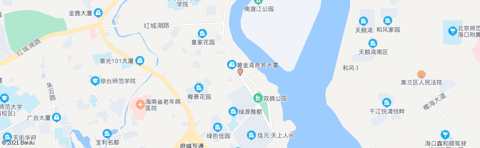 海口高田村_公交站地图_海口公交_妙搜公交查询2024