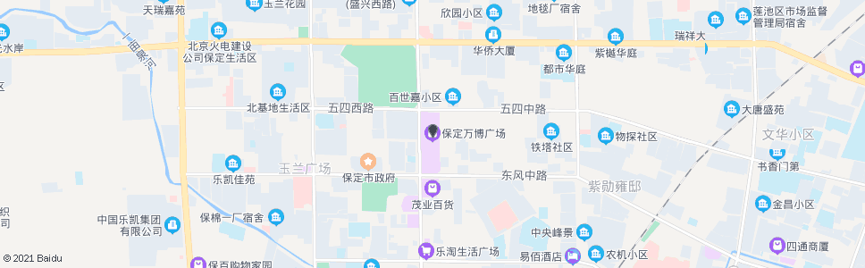 保定万博广场_公交站地图_保定公交_妙搜公交查询2025