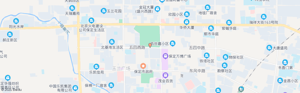 保定竞秀公园南门_公交站地图_保定公交_妙搜公交查询2025