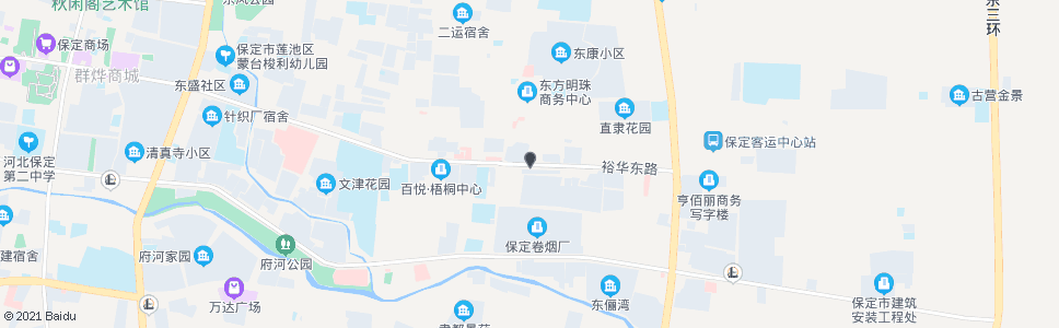 保定玉兰大街路口(裕华路)_公交站地图_保定公交_妙搜公交查询2025