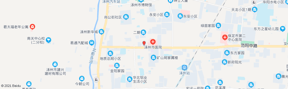 保定涿州市政府_公交站地图_保定公交_妙搜公交查询2024