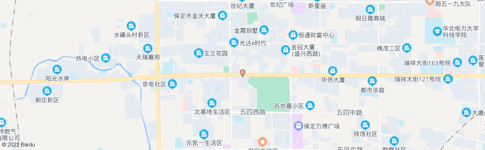 保定七一路向阳大街路口_公交站地图_保定公交_妙搜公交查询2025