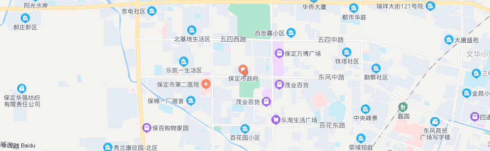 保定岗子_公交站地图_保定公交_妙搜公交查询2025