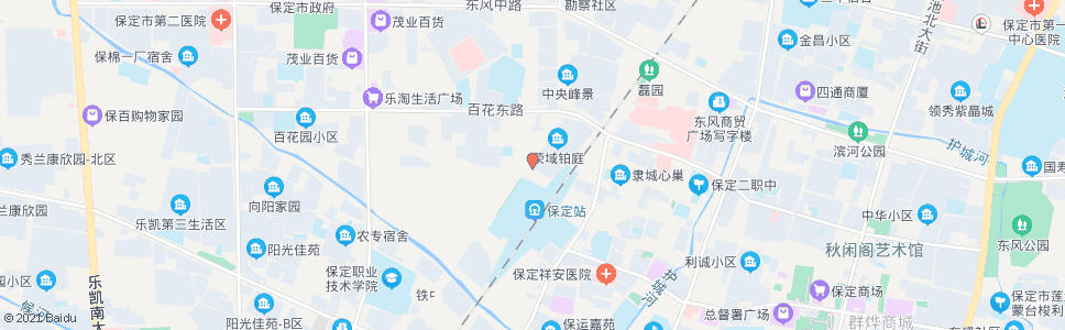 保定世纪联华超市_公交站地图_保定公交_妙搜公交查询2024