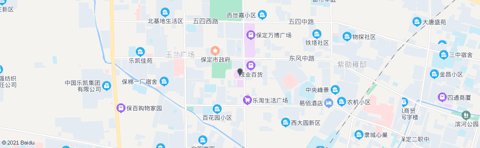 保定时代商厦(儿童医院)_公交站地图_保定公交_妙搜公交查询2025