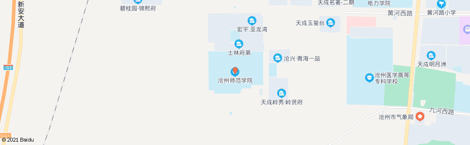 沧州师范学院_公交站地图_沧州公交_妙搜公交查询2024