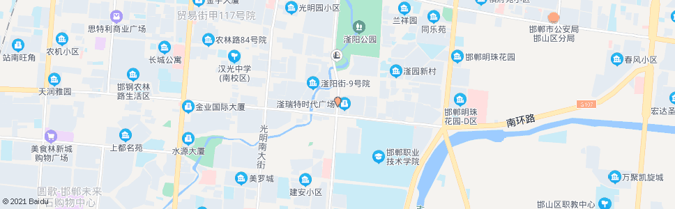 邯郸滏河大街渚河路口_公交站地图_邯郸公交_妙搜公交查询2024