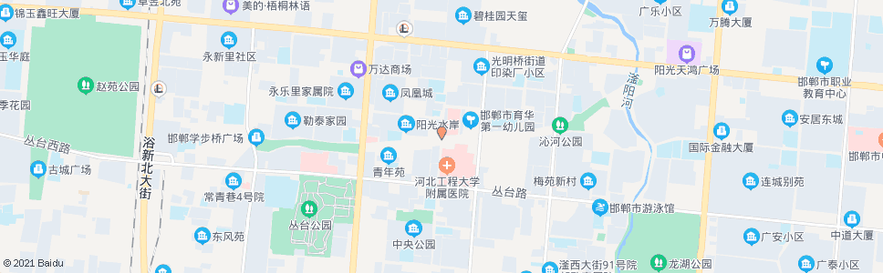 邯郸曙光街和平路口_公交站地图_邯郸公交_妙搜公交查询2024