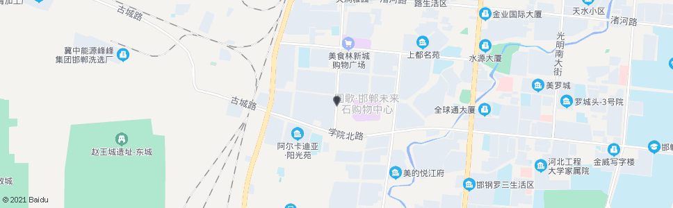 邯郸浴新大街学院路口_公交站地图_邯郸公交_妙搜公交查询2024