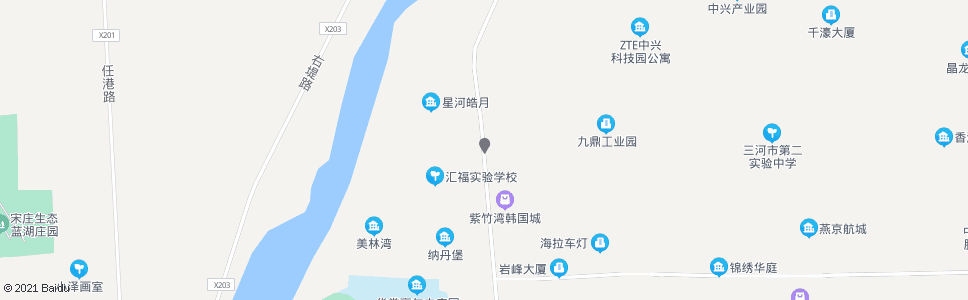 廊坊燕郊星河皓月小区南门_公交站地图_廊坊公交_妙搜公交查询2024