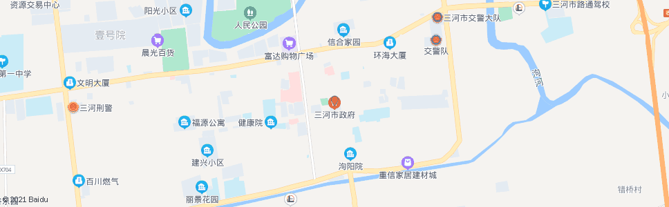 廊坊三河市政府_公交站地图_廊坊公交_妙搜公交查询2024