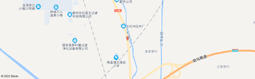 廊坊北落店_公交站地图_廊坊公交_妙搜公交查询2024