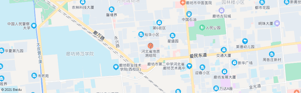 廊坊省地质测绘院_公交站地图_廊坊公交_妙搜公交查询2024