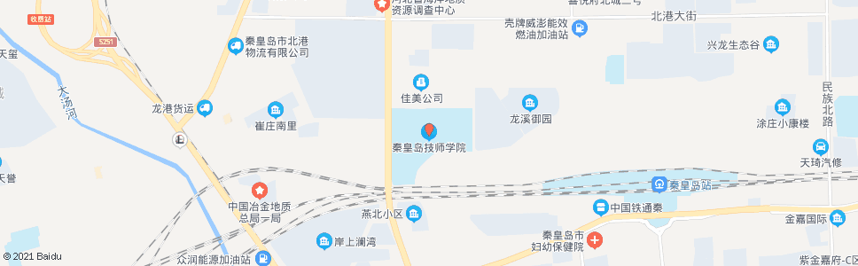 秦皇岛市高级技工学校_公交站地图_秦皇岛公交_妙搜公交查询2024