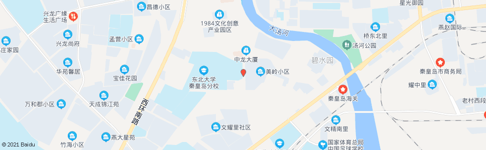 秦皇岛珠江道(洪东北大学川实业公司)_公交站地图_秦皇岛公交_妙搜公交查询2025