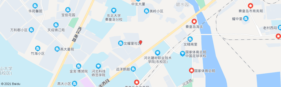 秦皇岛白塔岭市场_公交站地图_秦皇岛公交_妙搜公交查询2025