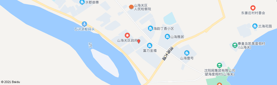 秦皇岛行政中心(观山海小区)_公交站地图_秦皇岛公交_妙搜公交查询2024