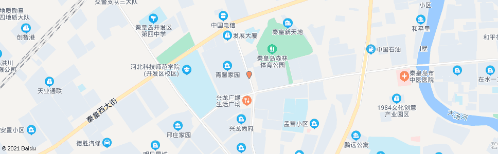 秦皇岛青馨家园_公交站地图_秦皇岛公交_妙搜公交查询2024