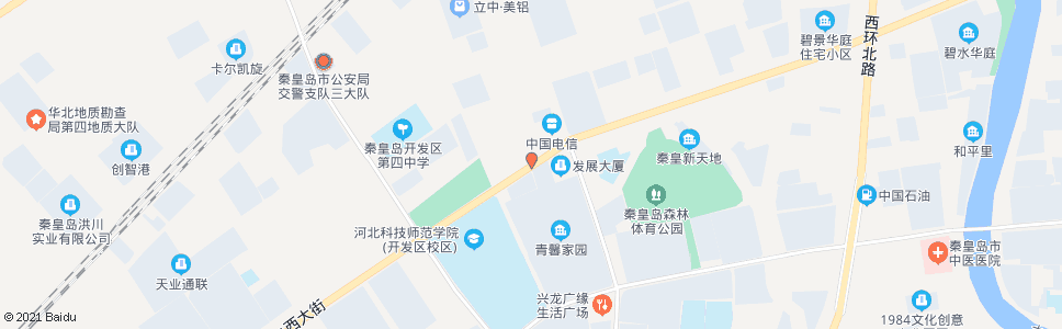 秦皇岛东风日产佳浩专营店_公交站地图_秦皇岛公交_妙搜公交查询2024